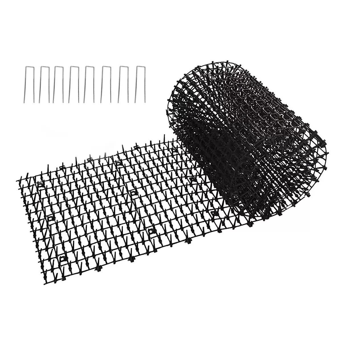 Black 2x4m Plastic Anti-Cat Spike Mat for Balcony and Garden Cat Deterrent. 30CM x 2M Black + 8 Nails чорний
Black 2x4m Plastic Anti-Cat Spike Mat for Balcony and Garden Cat Deterrent. 30CM x 2M Black + 8 Nails чорний