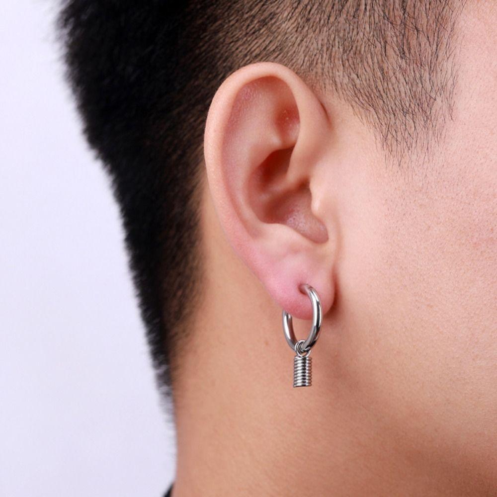 Ring Round Ear Clip Lock Ear Jewelry Accessories Trendy Stainless Steel Earrings Party C Black Earring
Ring Round Ear Clip Lock Ear Jewelry Accessories Trendy Stainless Steel Earrings Party C Black Earring