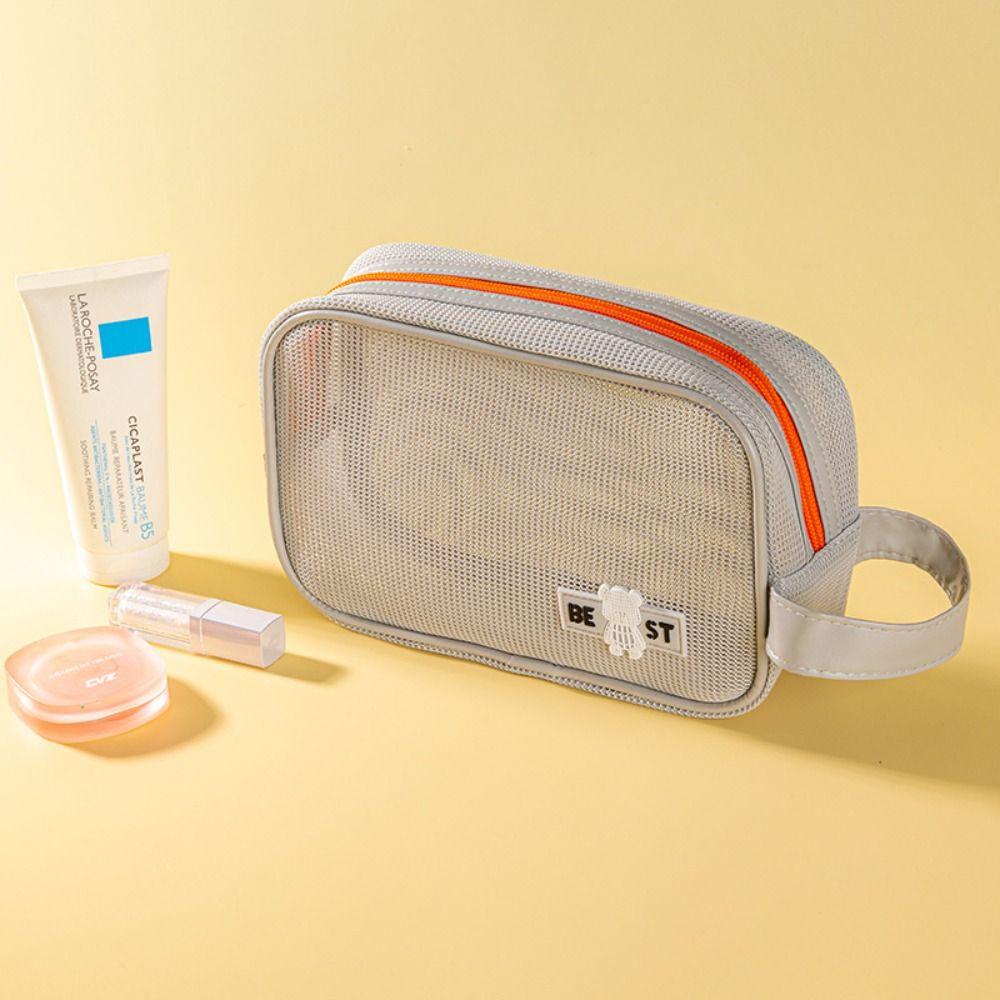 Toiletry Bag Mesh Makeup Bag Zipper Toiletry Storage Bag Cute Transparent Cosmetic Bag Lady помаранчевий
Toiletry Bag Mesh Makeup Bag Zipper Toiletry Storage Bag Cute Transparent Cosmetic Bag Lady помаранчевий