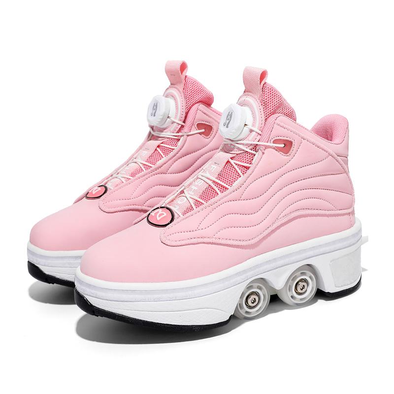 Kids Wheels Sneakers Roller Sneakers Roller Shoes Deformation Shoes Roller Skate Shoes 33 рожевий
Kids Wheels Sneakers Roller Sneakers Roller Shoes Deformation Shoes Roller Skate Shoes 33 рожевий