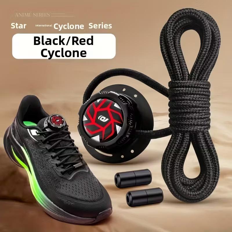 Upgraded No-Tie Closure System for Sneakers/Boots. Features a Quick-Fit Rotating Dial for Sports & Everyday Use. чёрный
Upgraded No-Tie Closure System for Sneakers/Boots. Features a Quick-Fit Rotating Dial for Sports & Everyday Use. чёрный