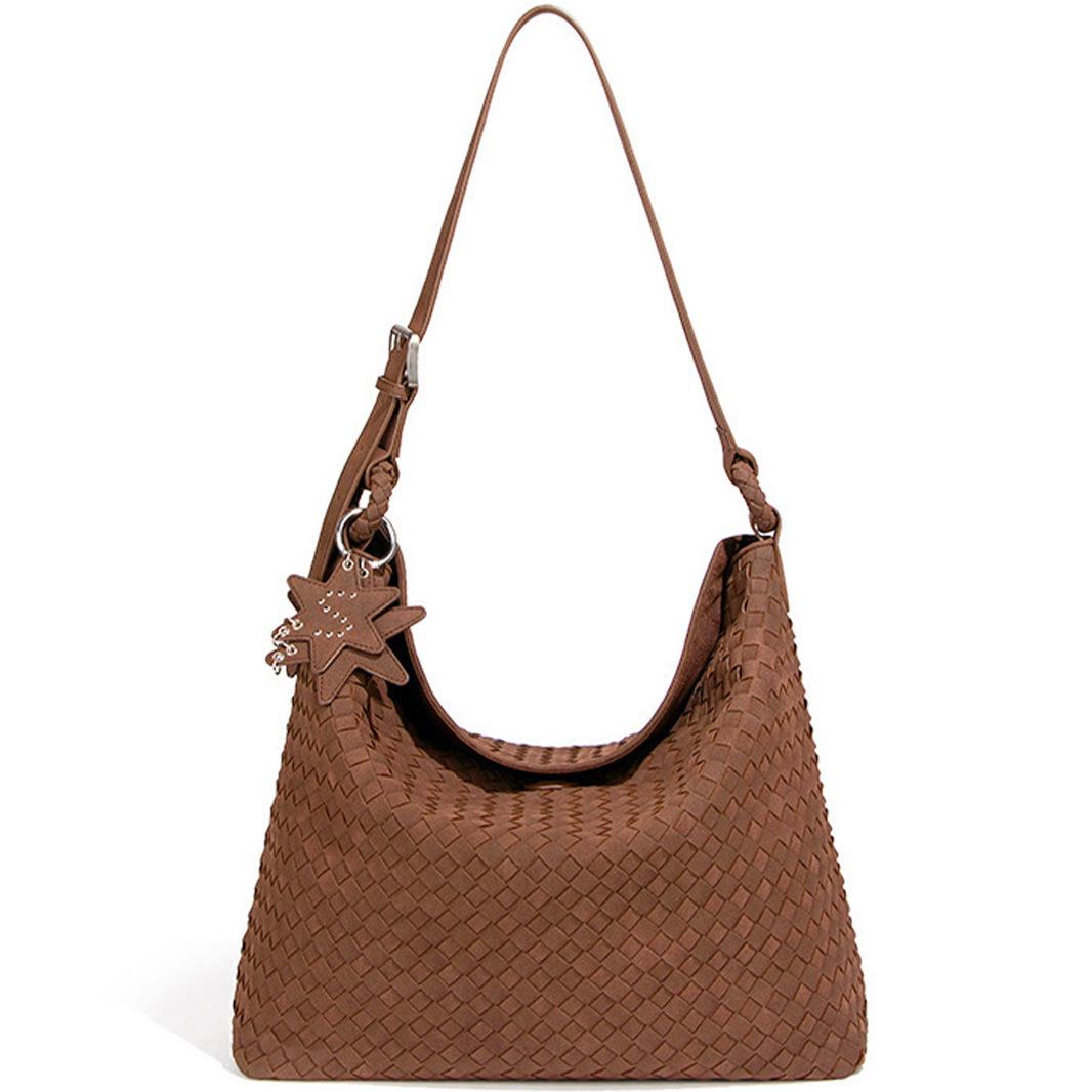 2025 Autumn/Winter Suede Plush Woven Bucket Bag - Large Capacity, High-Grade, Single Shoulder & Crossbody Tote with Star Design 50*13*35cm
2025 Autumn/Winter Suede Plush Woven Bucket Bag - Large Capacity, High-Grade, Single Shoulder & Crossbody Tote with Star Design 50*13*35cm