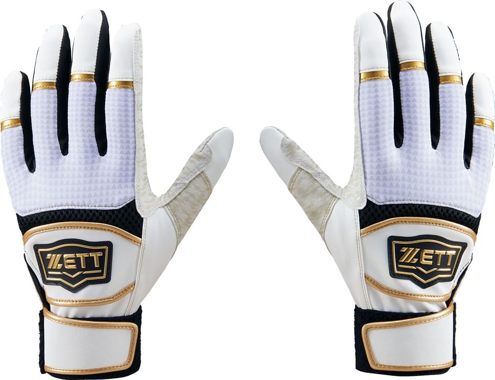 ZETT Baseball Batting Gloves General Use For Both Hands White x White M BG15013A Non-slip (1111)
ZETT Baseball Batting Gloves General Use For Both Hands White x White M BG15013A Non-slip (1111)