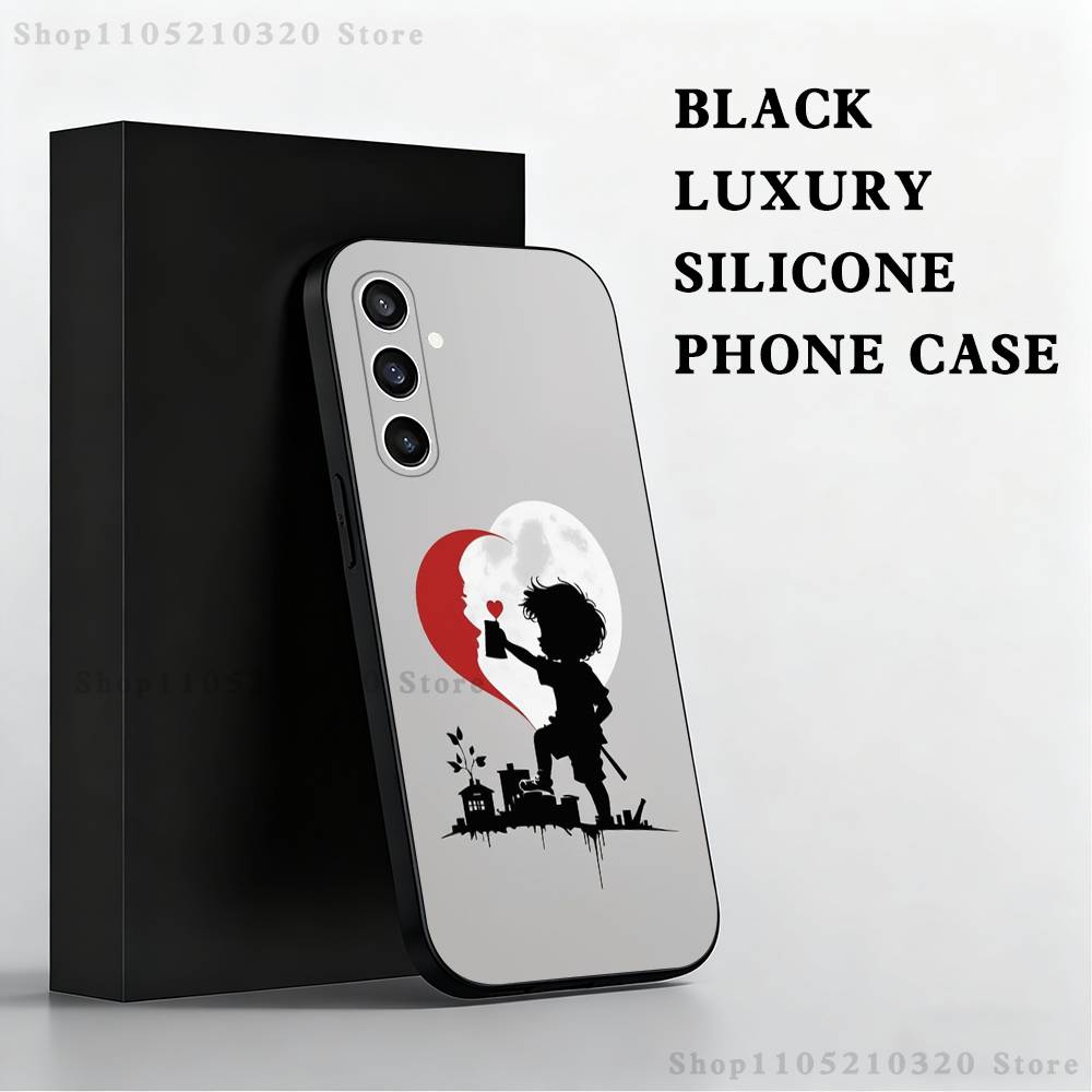 Graffiti B-Banksyes Artist Phone Case For Samsung S25,S24 Ultra,S20,S30 plus,S22 plus,S23,S30 Ultra 5G Silicone Black Shell SamsungA71
Graffiti B-Banksyes Artist Phone Case For Samsung S25,S24 Ultra,S20,S30 plus,S22 plus,S23,S30 Ultra 5G Silicone Black Shell SamsungA71