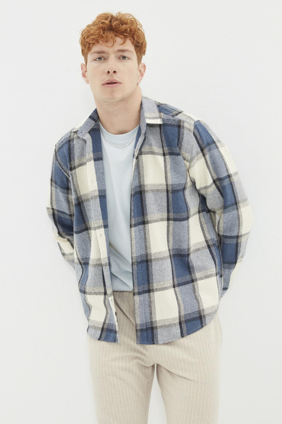 Men s Fashion New Shirt Navy Blue Regular Fit Lumberjack Plaid Shirt L темно-синього кольору
Men s Fashion New Shirt Navy Blue Regular Fit Lumberjack Plaid Shirt L темно-синього кольору