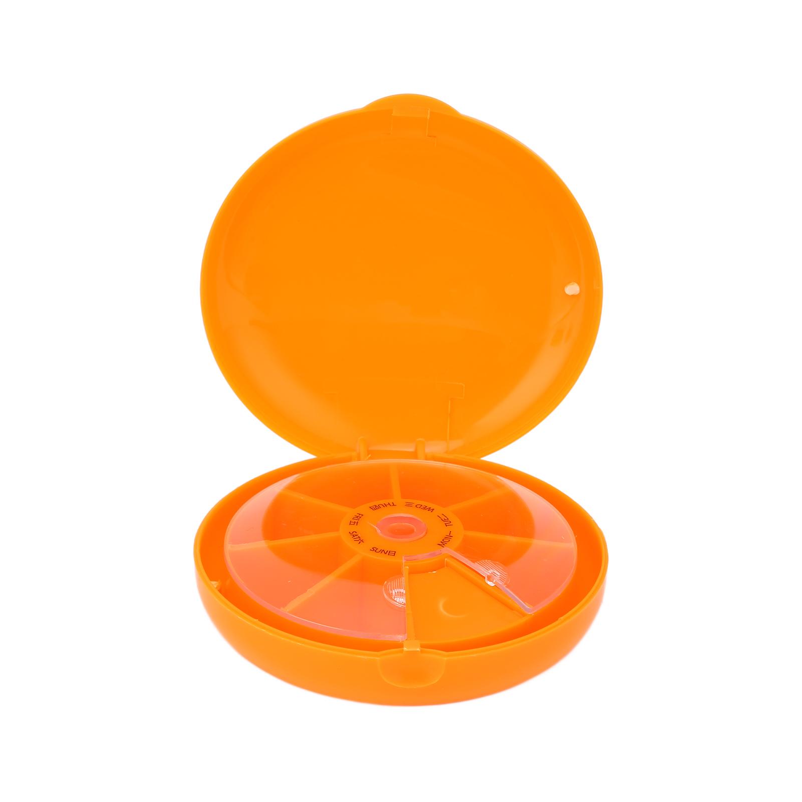 Seven Grids Rotating Box Round 7 Compartments for Home Travel
Seven Grids Rotating Box Round 7 Compartments for Home Travel