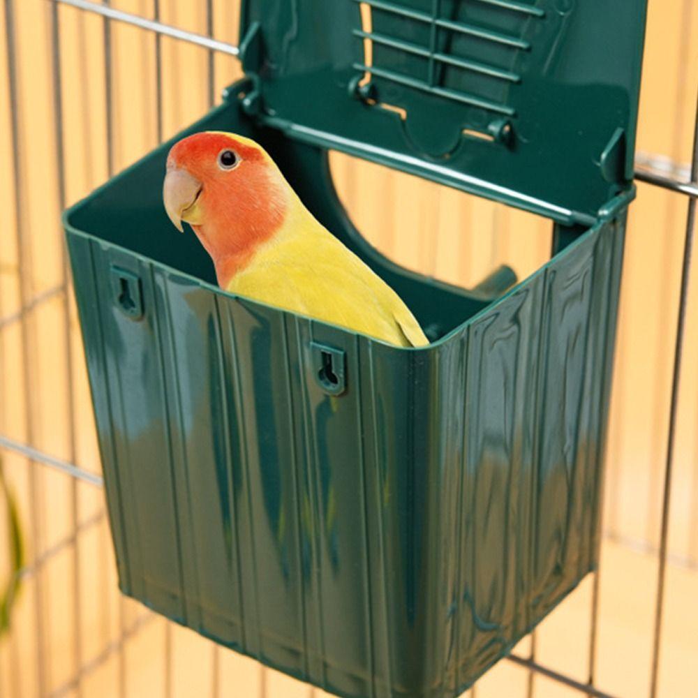 Hanging Bird Breeding Box Spacious Mating Box Creative Incubation Nest Home Balcony Decoration білий
Hanging Bird Breeding Box Spacious Mating Box Creative Incubation Nest Home Balcony Decoration білий