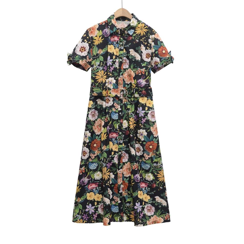 2025 Spring/Summer Women s Slim Fit Print Dress - Sweet, Simple, Turn-Down Collar, Short Sleeve, Waist-Cinching Style L
2025 Spring/Summer Women s Slim Fit Print Dress - Sweet, Simple, Turn-Down Collar, Short Sleeve, Waist-Cinching Style L