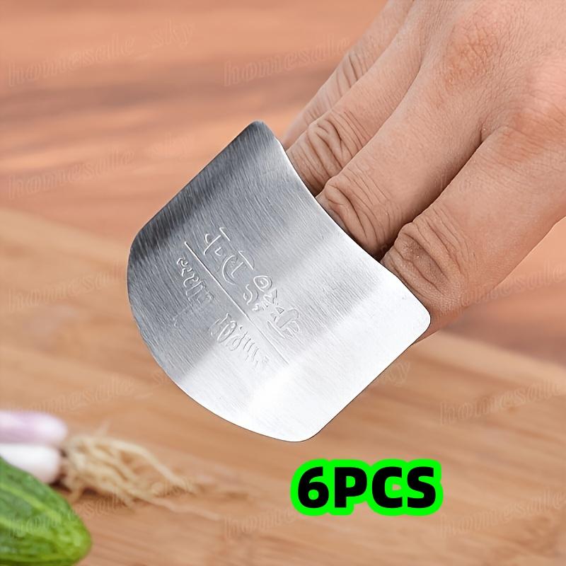 6-Pack Stainless Steel Finger Protectors for Cutting Vegetables, Hand Protectors, Finger Guards, Kitchen Meat Cutting Finger Protectors, Anti-Cut H
6-Pack Stainless Steel Finger Protectors for Cutting Vegetables, Hand Protectors, Finger Guards, Kitchen Meat Cutting Finger Protectors, Anti-Cut H