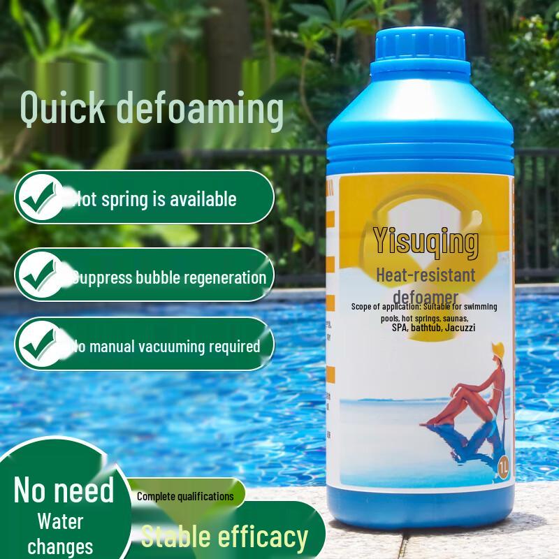 Yisucqing Heat-Resistant Anti-Foaming Agent for Pools & Spas
Yisucqing Heat-Resistant Anti-Foaming Agent for Pools & Spas