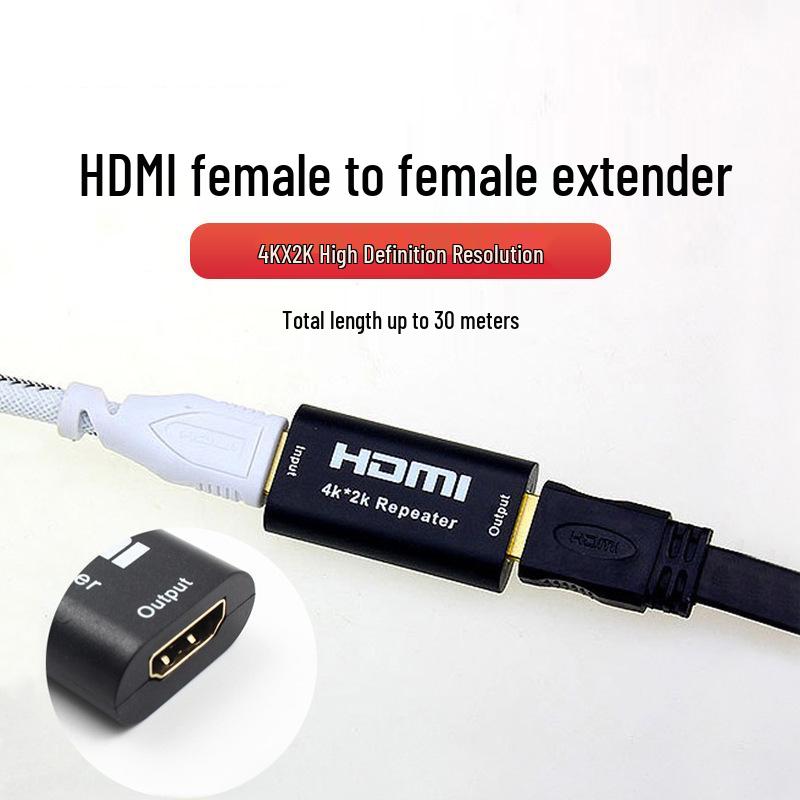 Усилитель сигнала HDTV 4K и переходник-удлинитель «мама-мама» чёрный
Усилитель сигнала HDTV 4K и переходник-удлинитель «мама-мама» чёрный