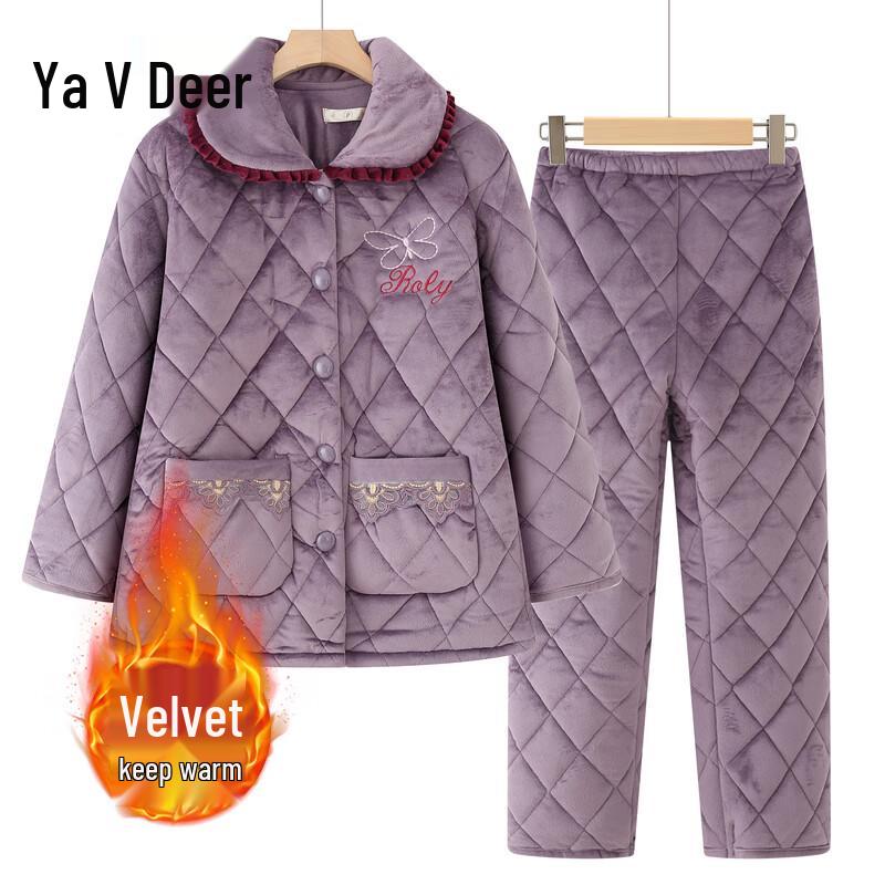 Yalu Elderly Women s Winter Plush Warm Home Wear Set 3XL
Yalu Elderly Women s Winter Plush Warm Home Wear Set 3XL