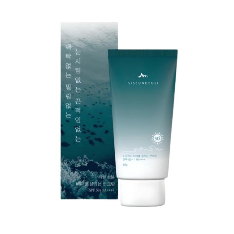 SISEUNDEUSI Vegan Sunscreen SPF50+ PA++++ – No White Cast, Lightweight Korean Sun Cream, 50g 50g
SISEUNDEUSI Vegan Sunscreen SPF50+ PA++++ – No White Cast, Lightweight Korean Sun Cream, 50g 50g