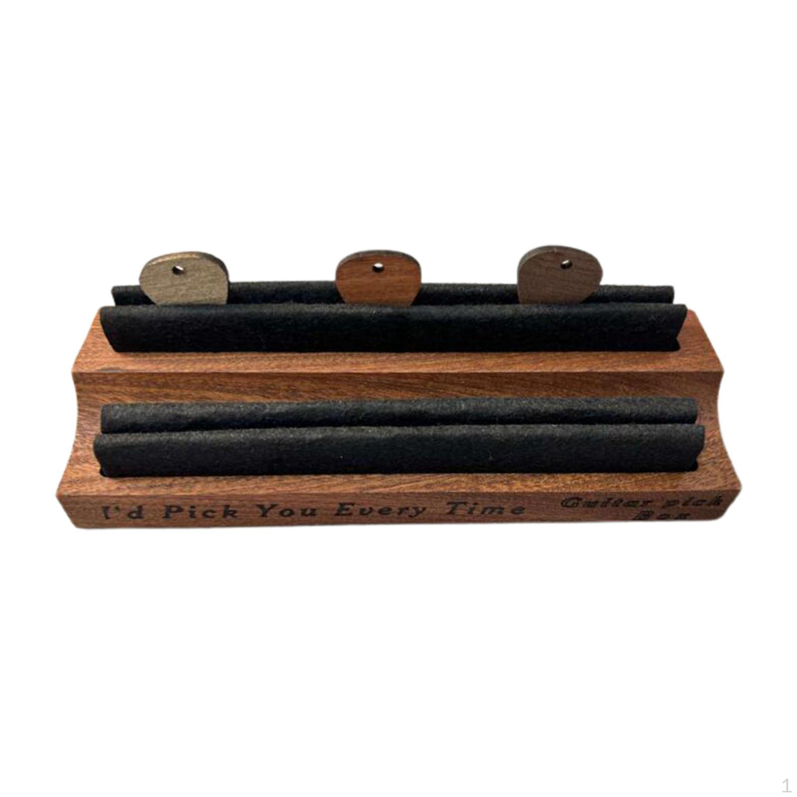 Guitar Pick Storage Holder Large Capacity Universal Portable Player Accessory Instrument Long dark wood
Guitar Pick Storage Holder Large Capacity Universal Portable Player Accessory Instrument Long dark wood