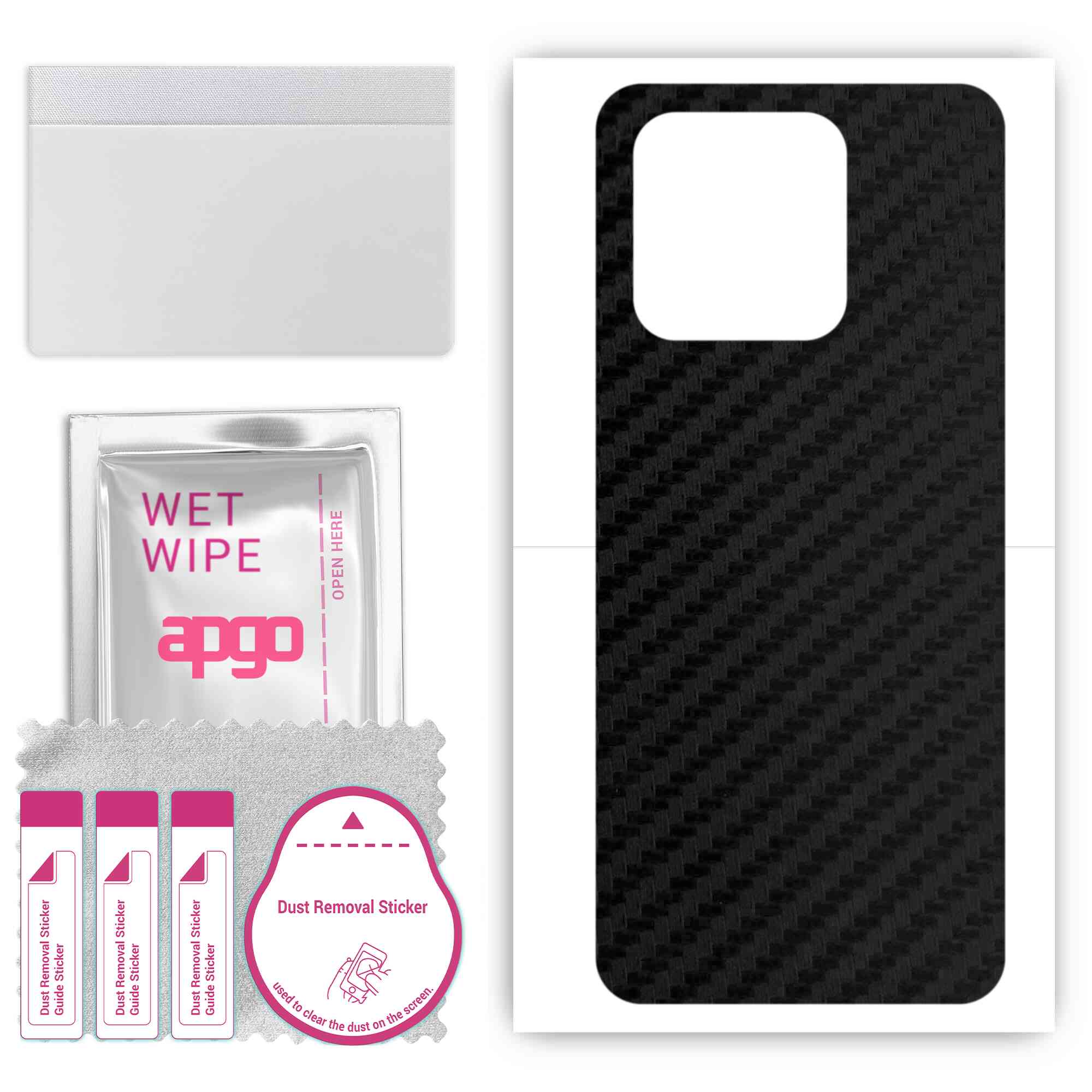 apgo Захисна наклейка для задньої панелі, сумісна з Xiaomi Redmi 10C, Wrap Film, Foil, Vinyl - Pattern Carbon Black
apgo Захисна наклейка для задньої панелі, сумісна з Xiaomi Redmi 10C, Wrap Film, Foil, Vinyl - Pattern Carbon Black
