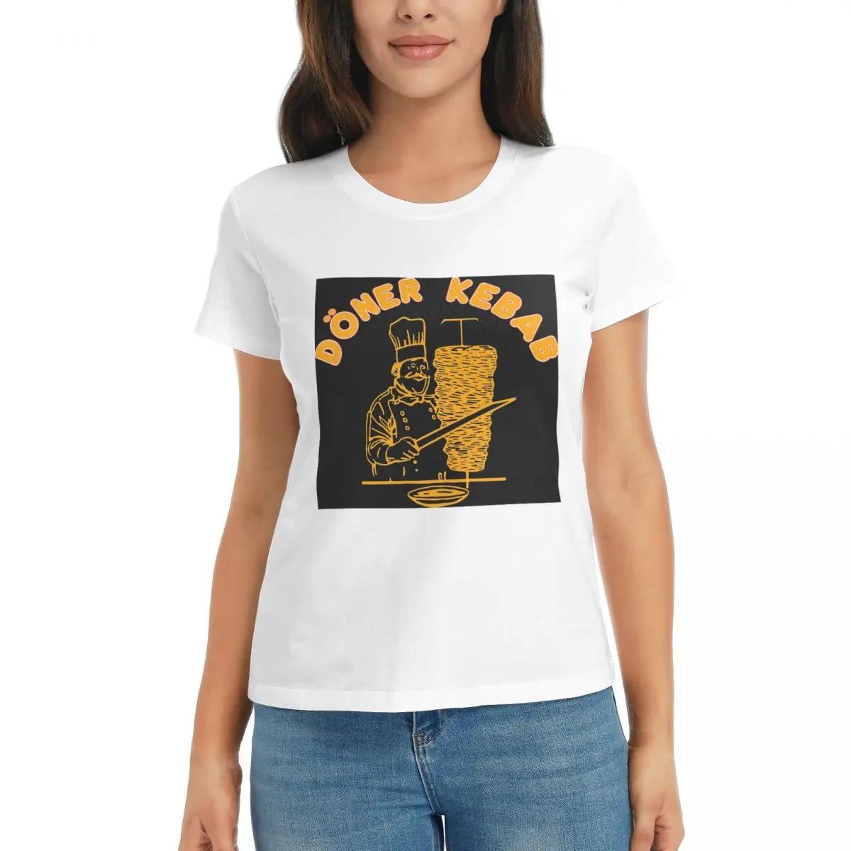 Women TShirt Funny Doner Kebab Cartoon Summer Short Sleeve Tees Round Neck Cotton T Shirts Clothes Tops Streetwear S
Women TShirt Funny Doner Kebab Cartoon Summer Short Sleeve Tees Round Neck Cotton T Shirts Clothes Tops Streetwear S