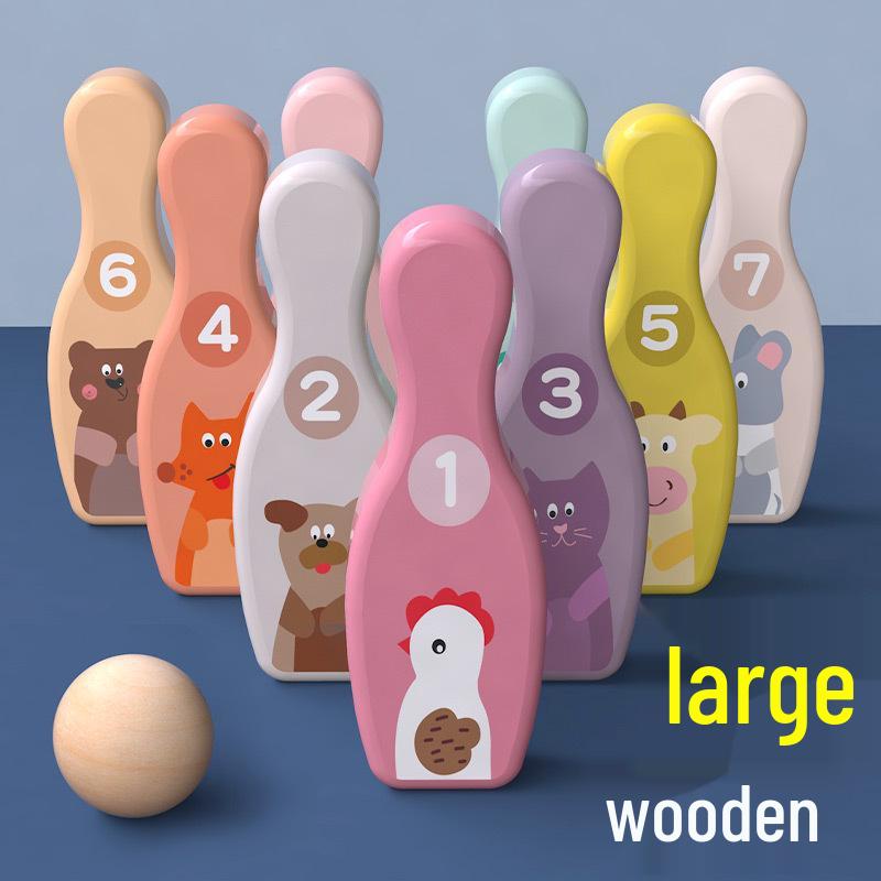 Красочный деревянный набор для боулинга для детей - Развивающая игрушка для занятий спортом на открытом воздухе с дизайном животных
Красочный деревянный набор для боулинга для детей - Развивающая игрушка для занятий спортом на открытом воздухе с дизайном животных