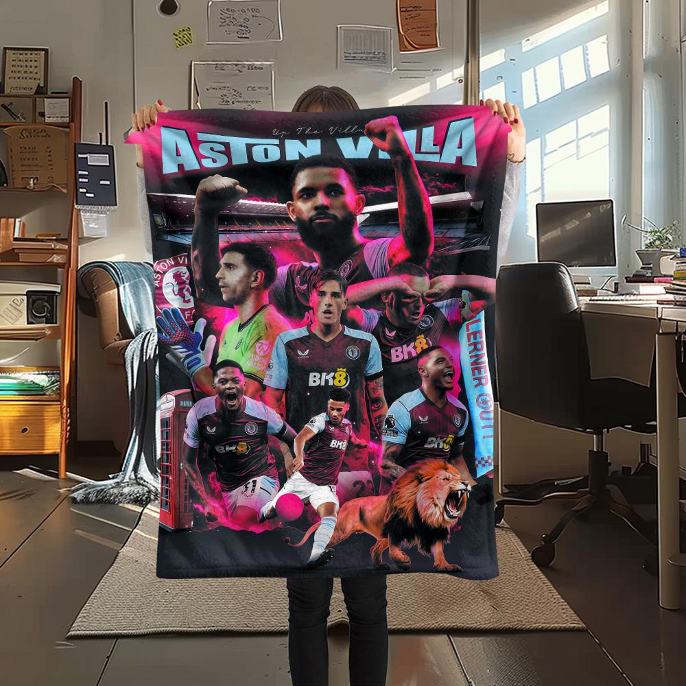 AVFC Print FlAannel Blanket, High quality Comfortable for All Seasons, Home Decor, Warmth and Comfort 80cm x 120cm
AVFC Print FlAannel Blanket, High quality Comfortable for All Seasons, Home Decor, Warmth and Comfort 80cm x 120cm