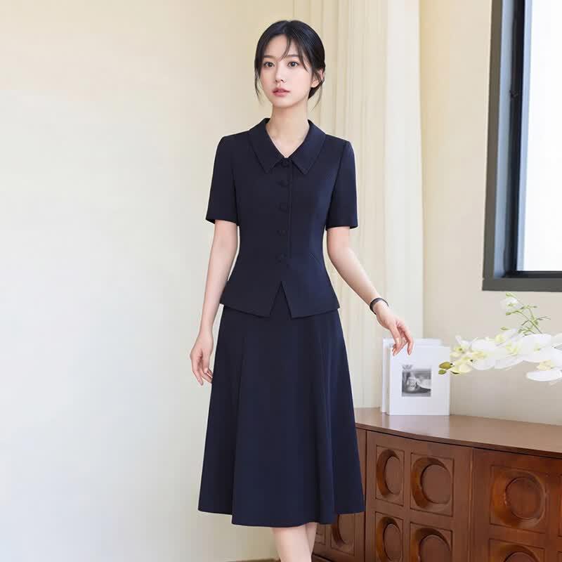 Women s Summer Short-Sleeve Business Suit Set M
Women s Summer Short-Sleeve Business Suit Set M