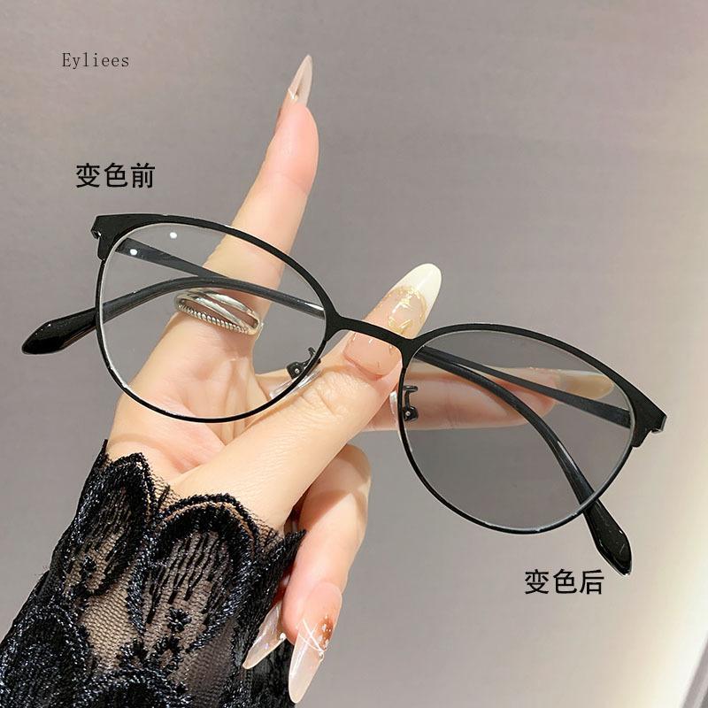 Fashion Cat-Eye Optical Myopia Glasses - Photochromic Anti-Blue Light Lens Durable Metal Frame Short-Sight 0
Fashion Cat-Eye Optical Myopia Glasses - Photochromic Anti-Blue Light Lens Durable Metal Frame Short-Sight 0