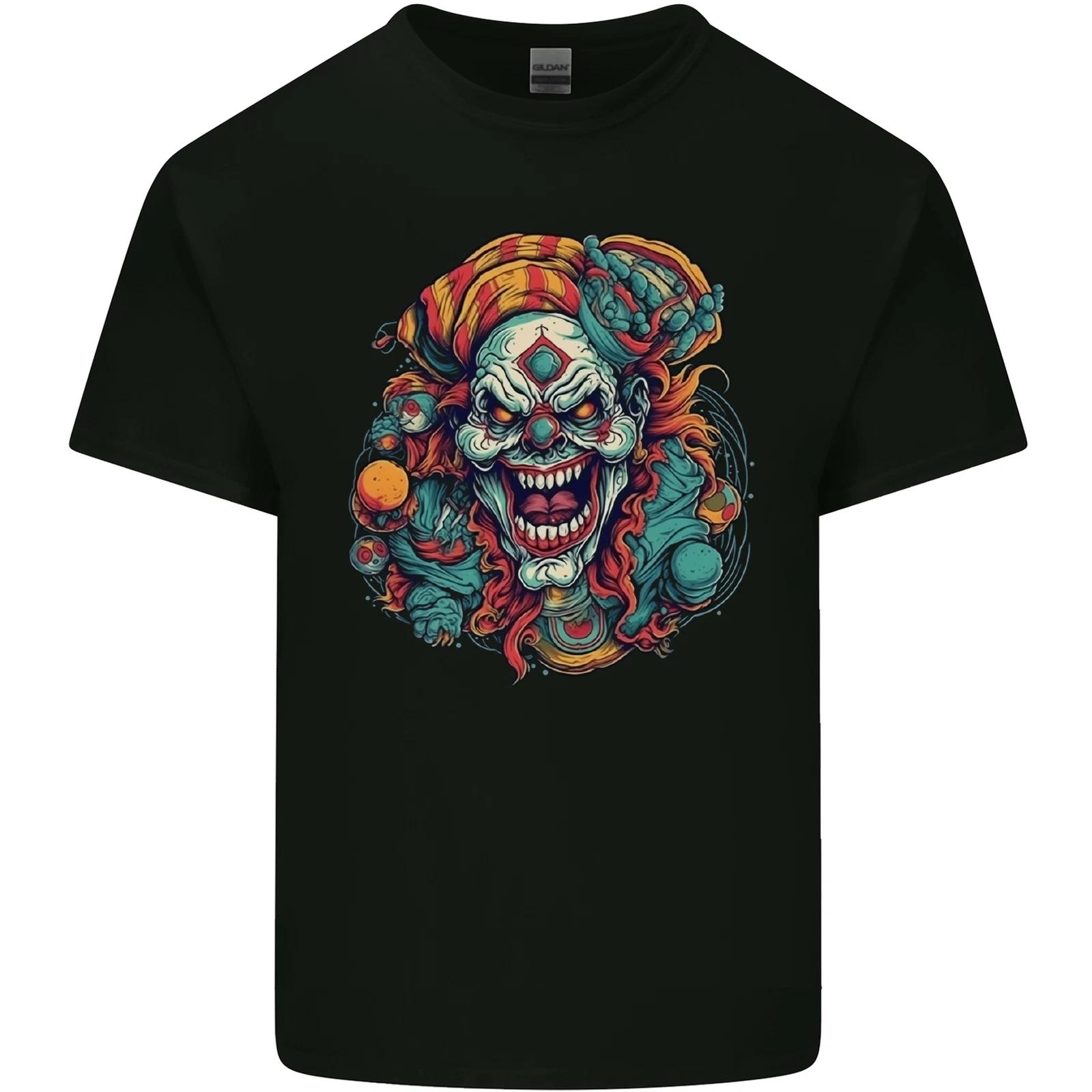 Horror Clown Halloween Satan Evil Skull Demon Kids T-Shirt Childrens S
Horror Clown Halloween Satan Evil Skull Demon Kids T-Shirt Childrens S