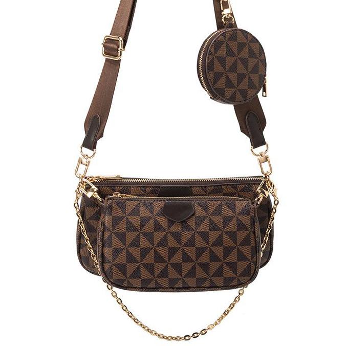 3-в-1 Комбинированные сумки Женская одноплечная сумка Ретро Печатный Crossbody Сумка Маленький кошелек
3-в-1 Комбинированные сумки Женская одноплечная сумка Ретро Печатный Crossbody Сумка Маленький кошелек