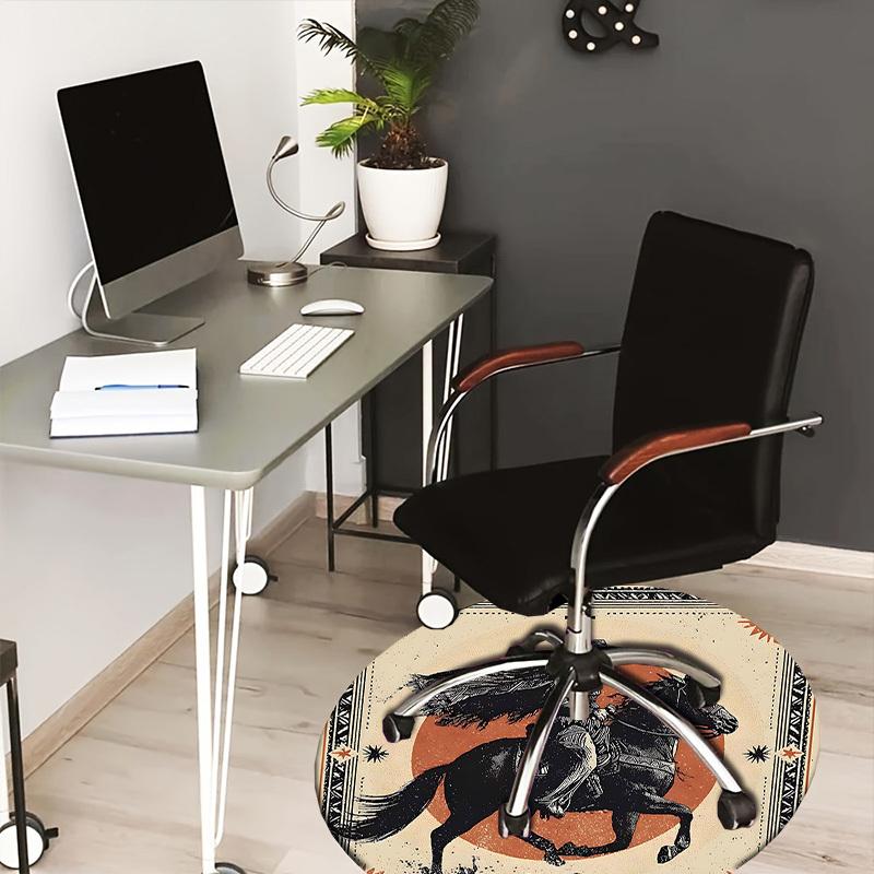 1PC Cowboy Western Non-Slip Floor Round carpet, Office, family, bedroom, Large Area Rug Indoor Rugs, Durable Polyester-L0333 80cm by 80cm
1PC Cowboy Western Non-Slip Floor Round carpet, Office, family, bedroom, Large Area Rug Indoor Rugs, Durable Polyester-L0333 80cm by 80cm