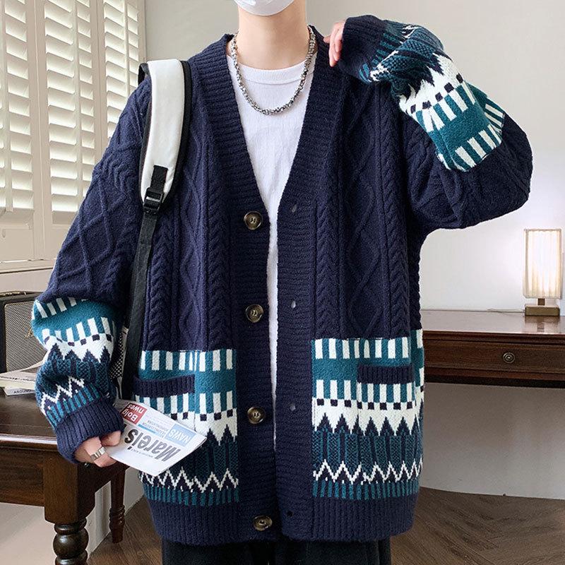 American Style Men s Retro High Street Knit Cardigan - 2025 Autumn/Winter Collection Extra Large темно-синього кольору
American Style Men s Retro High Street Knit Cardigan - 2025 Autumn/Winter Collection Extra Large темно-синього кольору