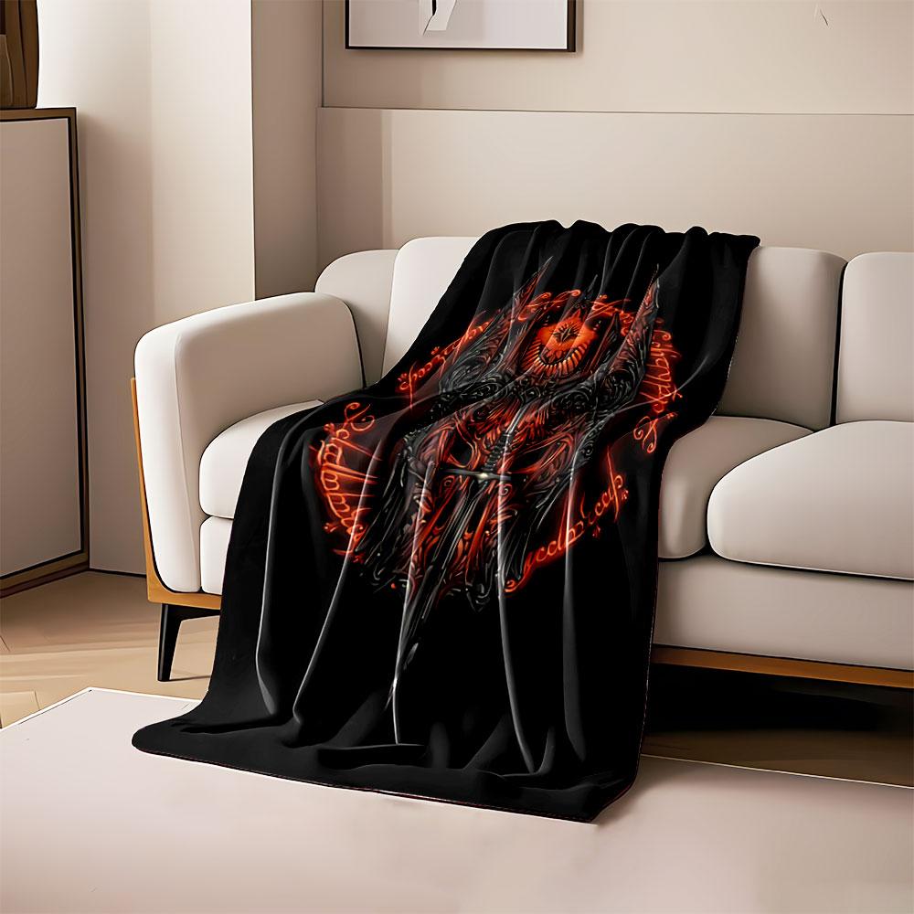 Fiery glowing text surrounds a dark, ornate helmet with an eye motif. for all seasons blanket lunch break throw gift 80cm x 120cm
Fiery glowing text surrounds a dark, ornate helmet with an eye motif. for all seasons blanket lunch break throw gift 80cm x 120cm