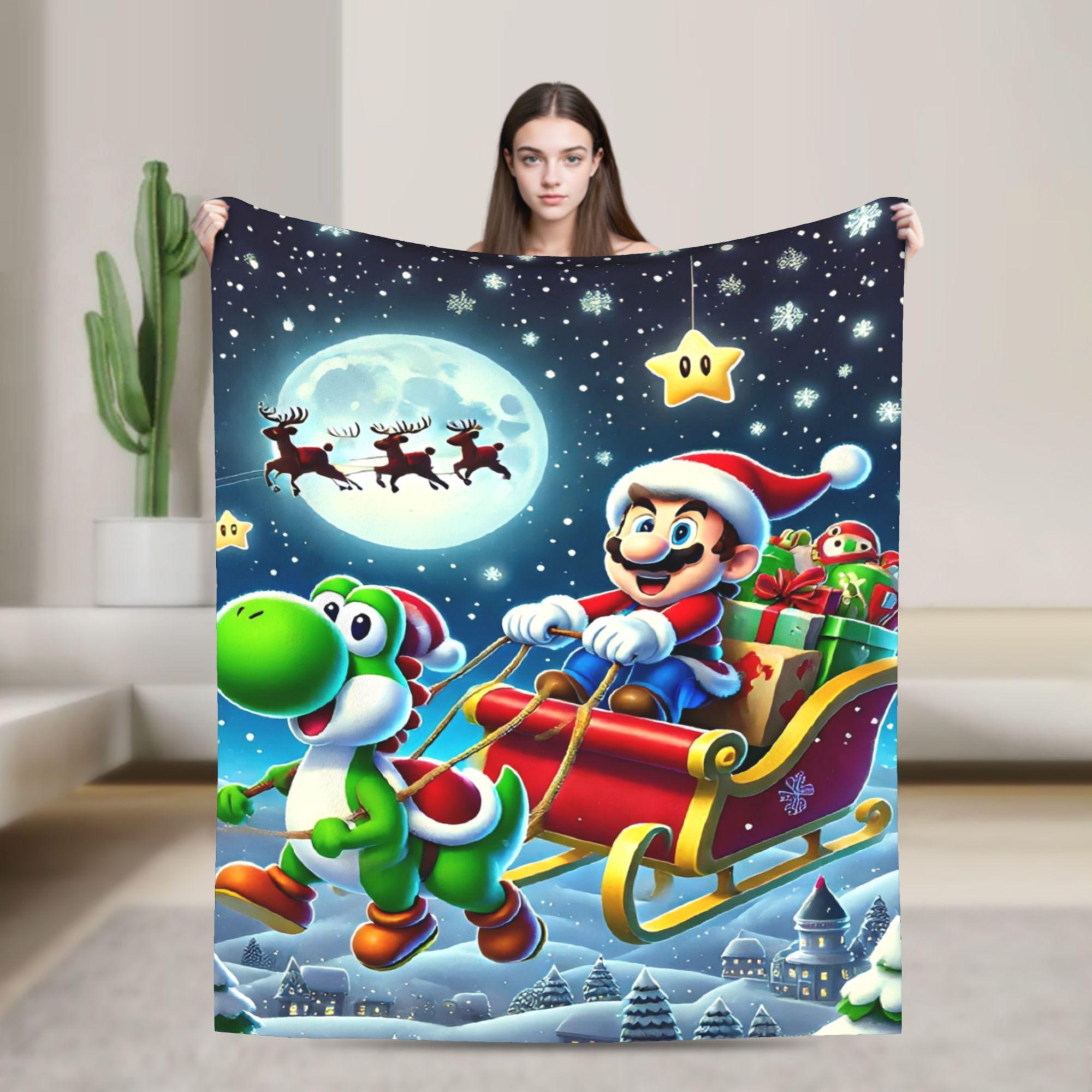 Super Marios Blanket Velvet Spring/Autumn Multi-function Super Warm Throw Blanket for Bedding Office Bedspreads 75x90cm
Super Marios Blanket Velvet Spring/Autumn Multi-function Super Warm Throw Blanket for Bedding Office Bedspreads 75x90cm