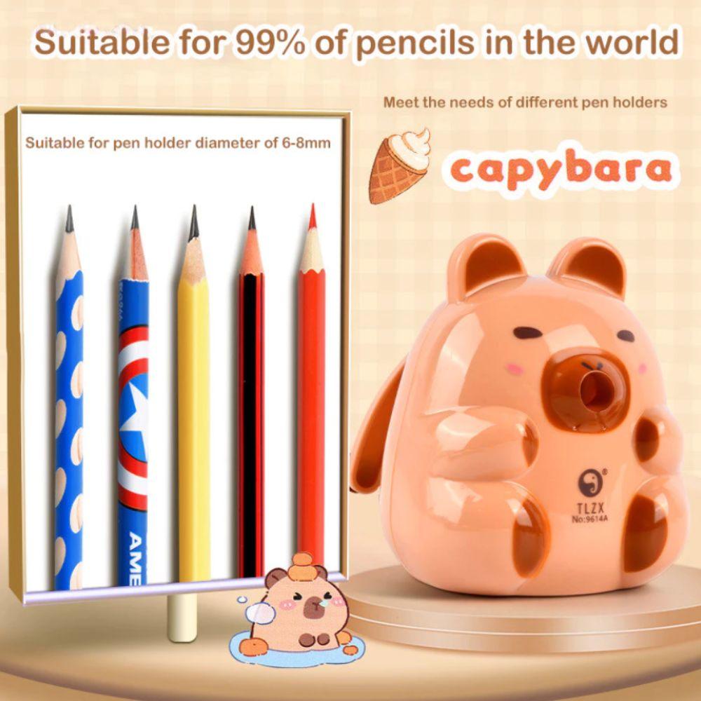 Cute Capybara Pencil Sharpener Manual Pencil Cutting Tools Kawaii Capybara Pencil Cutter Kids
Cute Capybara Pencil Sharpener Manual Pencil Cutting Tools Kawaii Capybara Pencil Cutter Kids
