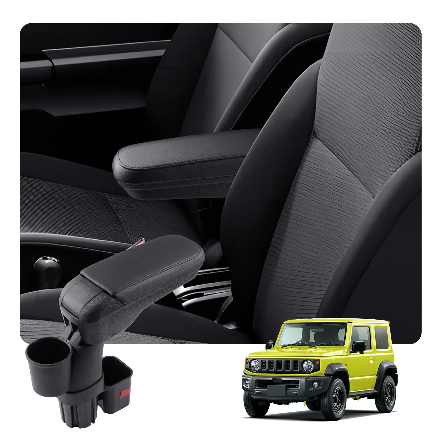 HUAHAO Специальный подлокотник-консоль для Suzuki Jimny JB64 JB74 JC74 Подставка под локоть для Jimny Внутренний ящик для хранения Отсек для мелких предметов Легкая очистка
HUAHAO Специальный подлокотник-консоль для Suzuki Jimny JB64 JB74 JC74 Подставка под локоть для Jimny Внутренний ящик для хранения Отсек для мелких предметов Легкая очистка