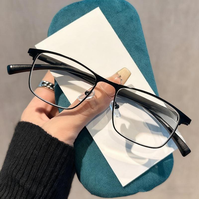 Высококачественные металлические очки для чтения Унисекс Деловые Очки от синего света для пресбиопии Стильные очки для дальнозоркости Диоптрии +3.5 чёрный
Высококачественные металлические очки для чтения Унисекс Деловые Очки от синего света для пресбиопии Стильные очки для дальнозоркости Диоптрии +3.5 чёрный