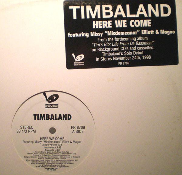 12inch Record TIMBALAND MISSY MISDEMEANOR ELLI Here We Come PR8709 BLACKGROUND EN 1998 US Rap HipHopRB Used
12inch Record TIMBALAND MISSY MISDEMEANOR ELLI Here We Come PR8709 BLACKGROUND EN 1998 US Rap HipHopRB Used