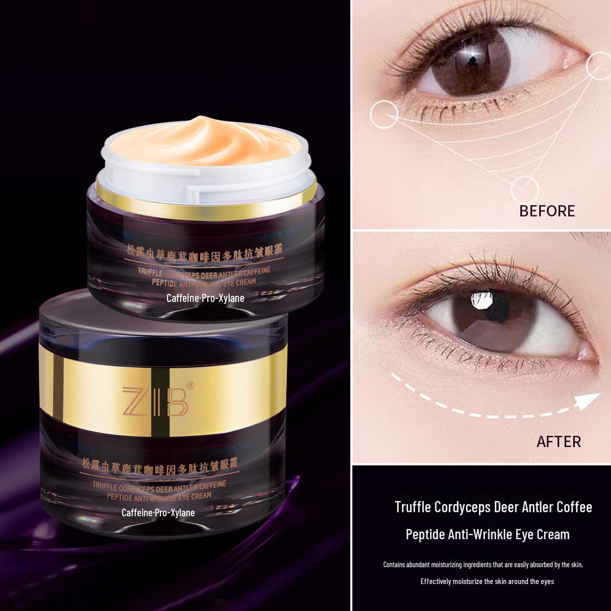 ZIB Truffle Cordyceps Anti-Wrinkle Eye Cream with Deer Antler & Caffeine - Fades Fine Lines, Lightweight, Easily Absorbed Eye Care.
ZIB Truffle Cordyceps Anti-Wrinkle Eye Cream with Deer Antler & Caffeine - Fades Fine Lines, Lightweight, Easily Absorbed Eye Care.