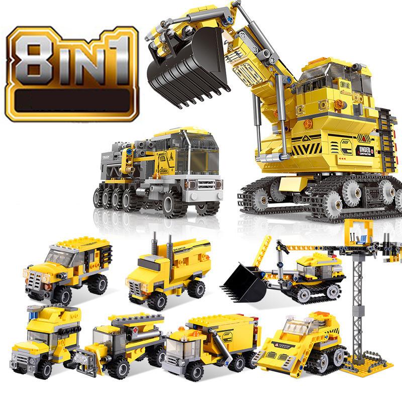 XINGBAO NEW 13002 City Engineering Truck Series 25 Styles 8 В 1 Деформация Гигантский экскаватор устанавливает строительные блоки MOC Bricks
XINGBAO NEW 13002 City Engineering Truck Series 25 Styles 8 В 1 Деформация Гигантский экскаватор устанавливает строительные блоки MOC Bricks