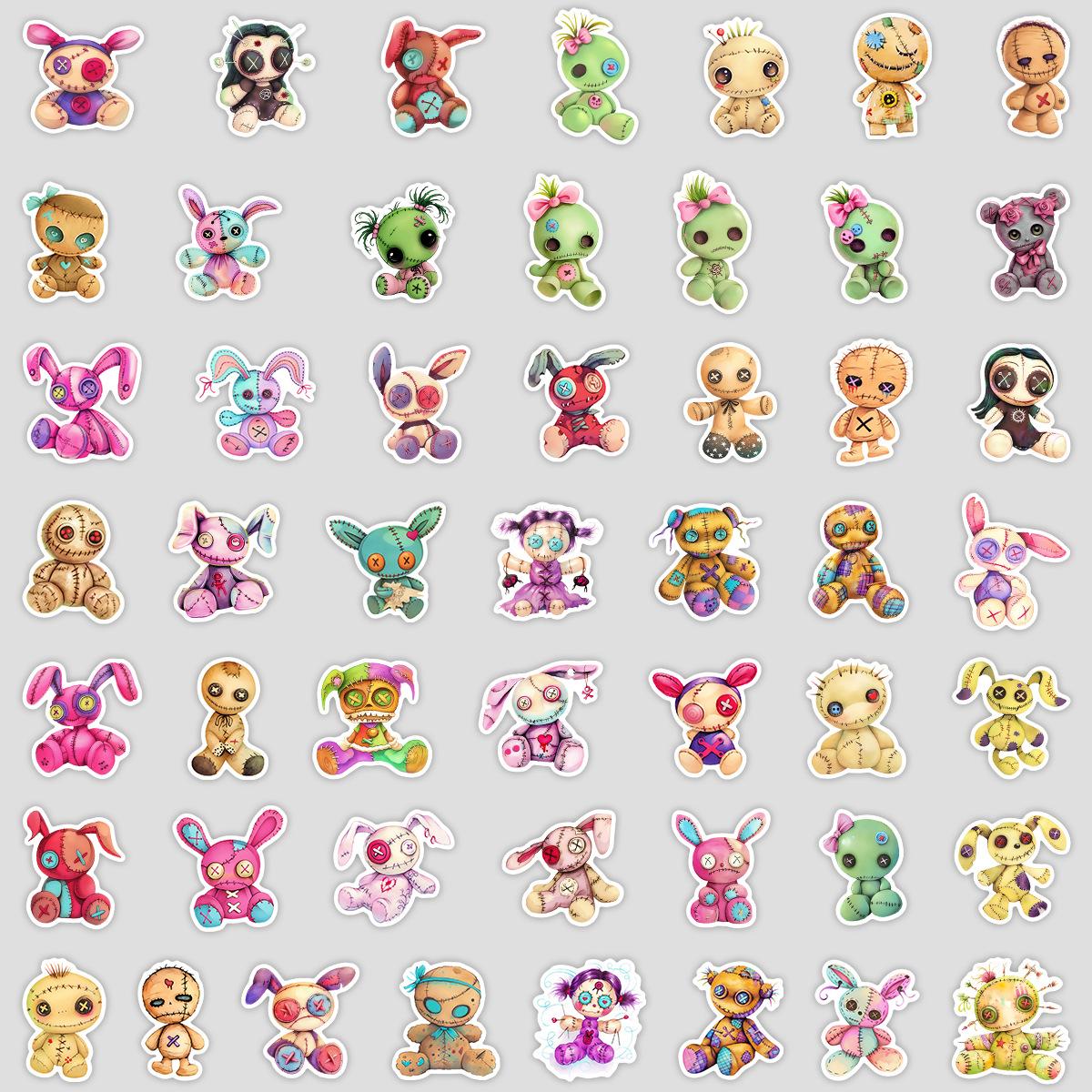 50 Cartoon Voodoo Doll Graffiti Stickers Creative Doll Stickers Mobile Phone Computer Waterproof Decorative Stickers
50 Cartoon Voodoo Doll Graffiti Stickers Creative Doll Stickers Mobile Phone Computer Waterproof Decorative Stickers