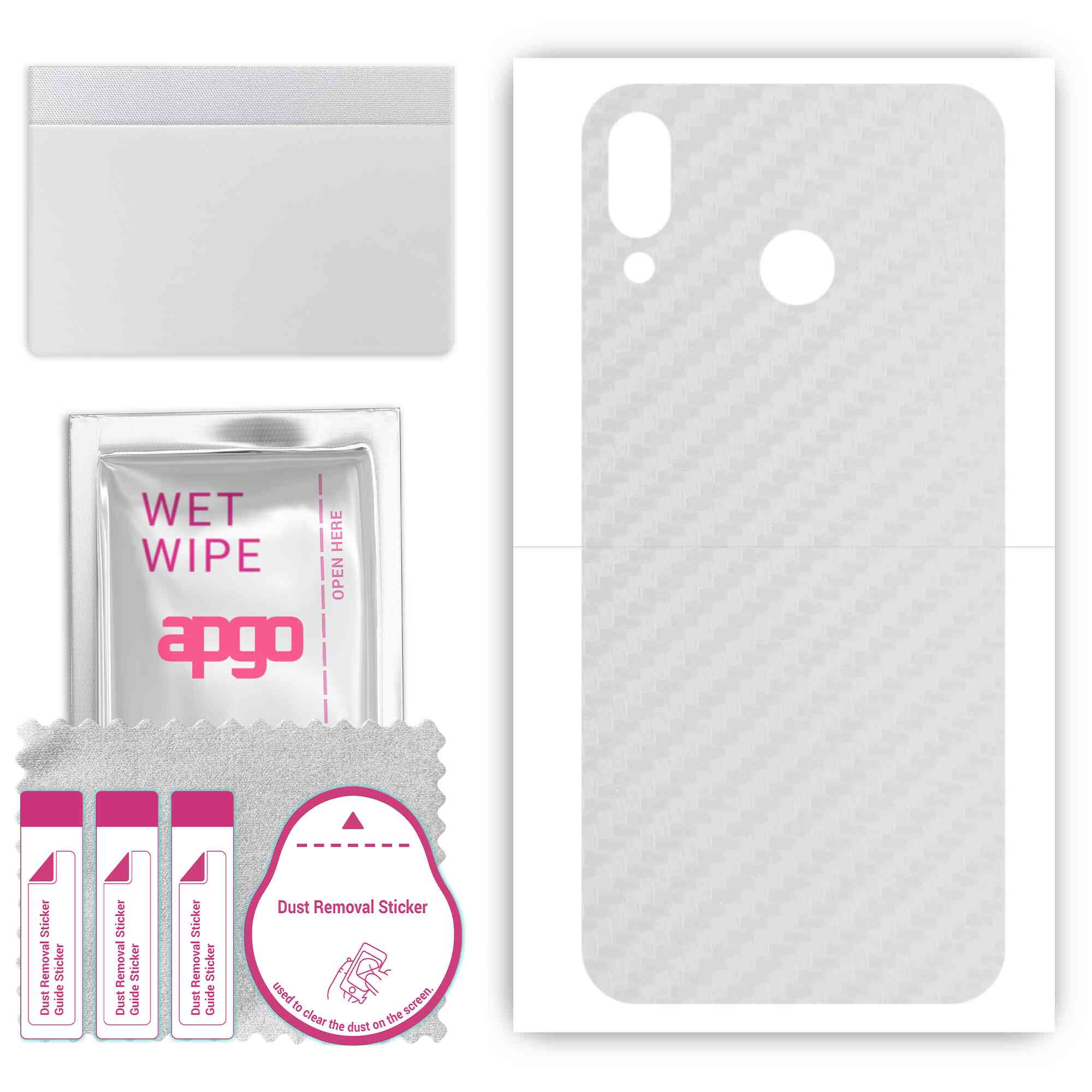 Apgo Protective Skin Sticker для задньої панелі сумісний з Asus Zenfone Max (M1) ZB555KL, Обгорткова плівка, Фольга, Вініл - Шаблон Прозорий Карбон
Apgo Protective Skin Sticker для задньої панелі сумісний з Asus Zenfone Max (M1) ZB555KL, Обгорткова плівка, Фольга, Вініл - Шаблон Прозорий Карбон