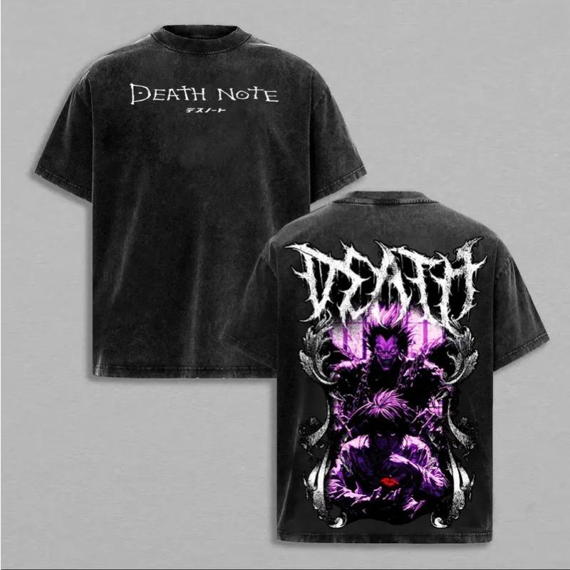 Anime DEATH NOTE Ryuk Graphic T Shirt Men Women Short Sleeve Clothing Casual Cotton Tshirt Vintage Washed T-shirt Harajuku Tops XXL чорний
Anime DEATH NOTE Ryuk Graphic T Shirt Men Women Short Sleeve Clothing Casual Cotton Tshirt Vintage Washed T-shirt Harajuku Tops XXL чорний