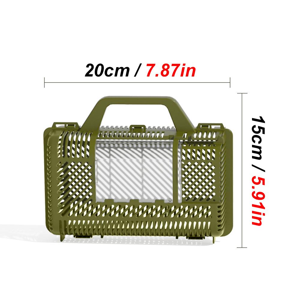1PC Plastic Portable Handheld Bird Cage with Locking Door Breathable Mesh Window for Small Pet Hamsters Mice Bird Outdoor Travel зелёный
1PC Plastic Portable Handheld Bird Cage with Locking Door Breathable Mesh Window for Small Pet Hamsters Mice Bird Outdoor Travel зелёный