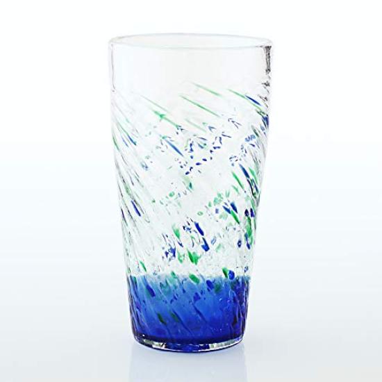 Rocks Glass Whiskey Glass Shochu Gift Ryukyu Glass Glass Tumbler Long Blue (Gunsei Glass)
Rocks Glass Whiskey Glass Shochu Gift Ryukyu Glass Glass Tumbler Long Blue (Gunsei Glass)