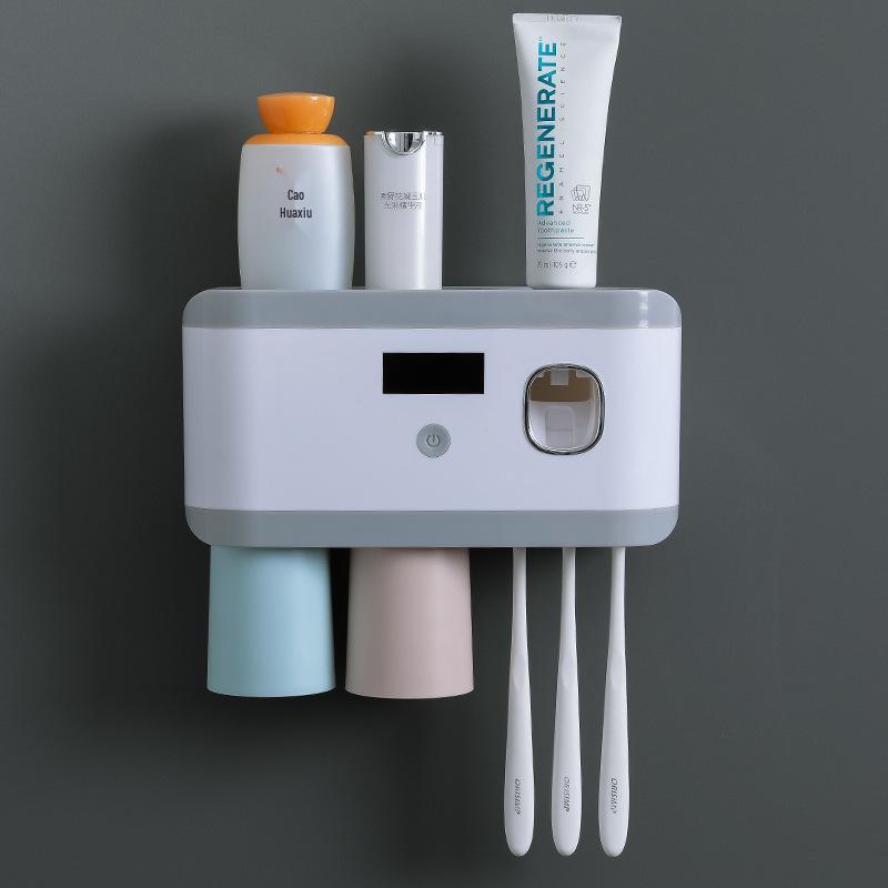 Wall-Mounted Smart UV Toothbrush Sterilizer & Storage Rack (Punch-Free Installation)
Wall-Mounted Smart UV Toothbrush Sterilizer & Storage Rack (Punch-Free Installation)