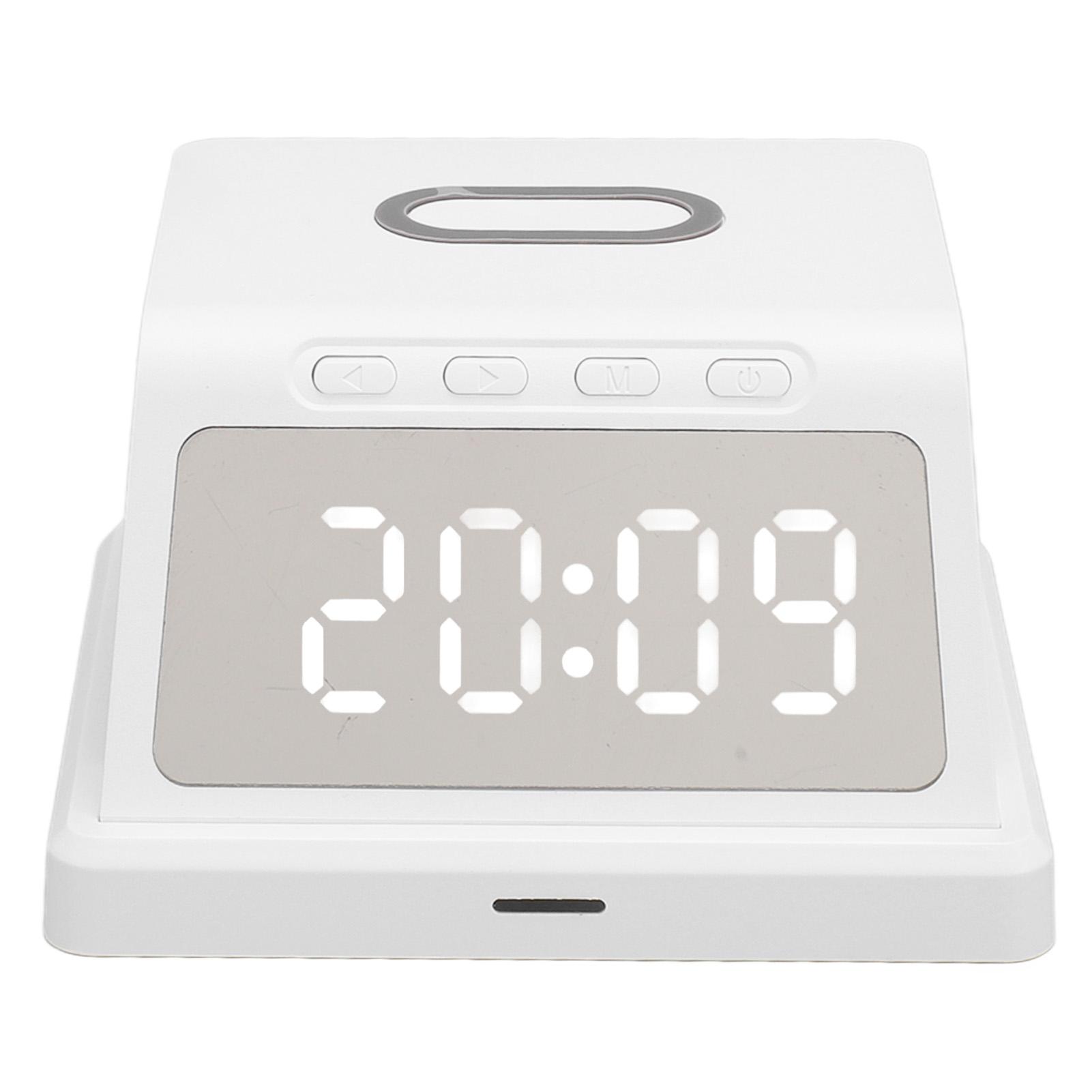 15 Вт Беспроводное зарядное устройство Будильник с беспроводной зарядной панелью Цифровой будильник с беспроводной связью белый
15 Вт Беспроводное зарядное устройство Будильник с беспроводной зарядной панелью Цифровой будильник с беспроводной связью белый