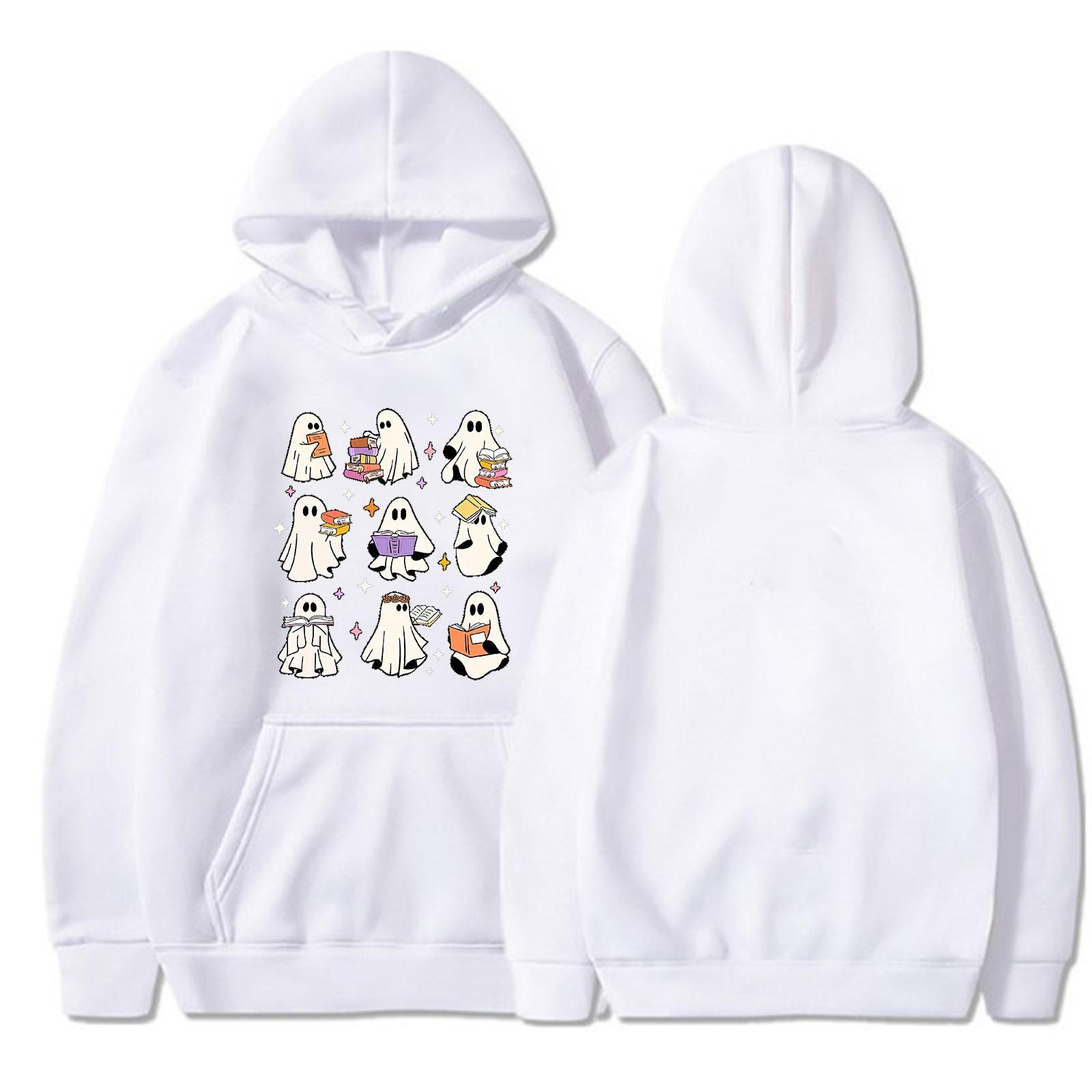 Женская однотонная толстовка с капюшоном с длинным рукавом и принтом на Хэллоуин S белый
Женская однотонная толстовка с капюшоном с длинным рукавом и принтом на Хэллоуин S белый