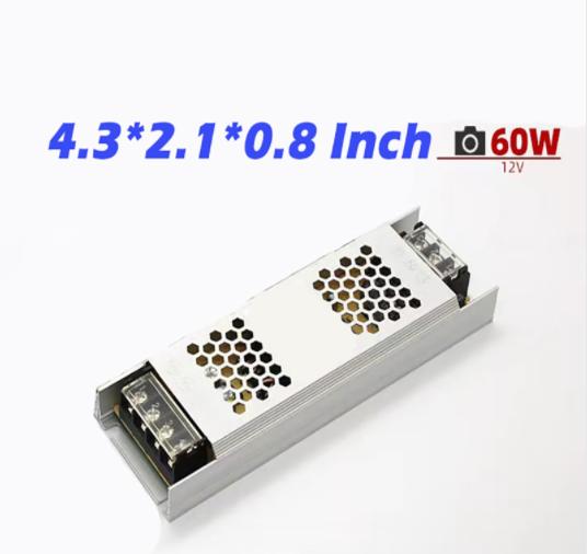 Ultra Thin Driver For LED Strips Constant Voltage Power Supply DC 12V/24V Lighting Transformers Mini60W 100W 150W 200W 300W 400W DC 12V
Ultra Thin Driver For LED Strips Constant Voltage Power Supply DC 12V/24V Lighting Transformers Mini60W 100W 150W 200W 300W 400W DC 12V