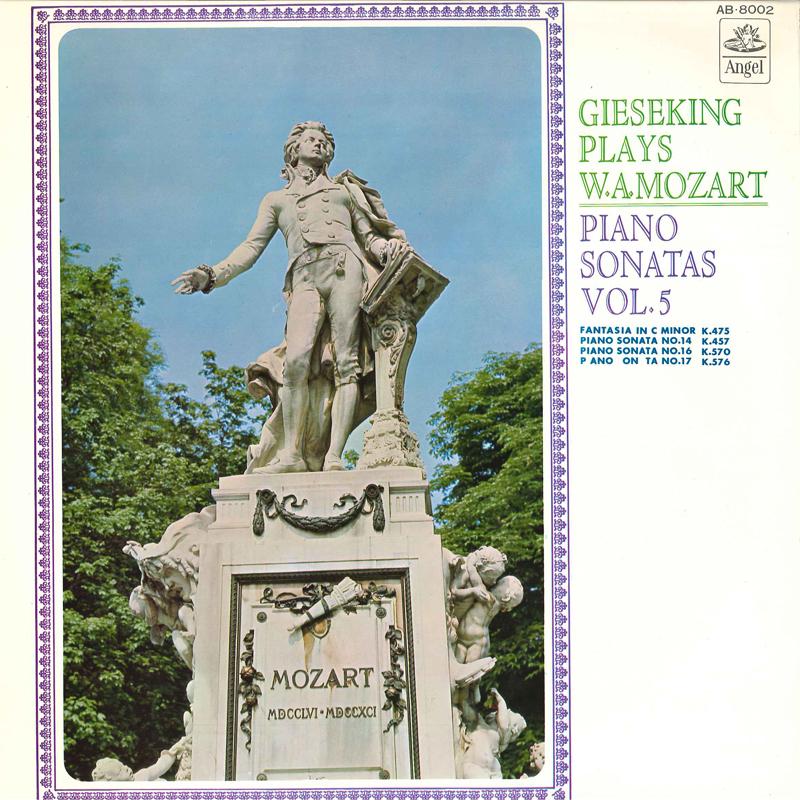 LP Record WALTER GIESEKING - Gieseking Plays W.a.mozart Piano So AB8002 ANGEL Japan Classical Used
LP Record WALTER GIESEKING - Gieseking Plays W.a.mozart Piano So AB8002 ANGEL Japan Classical Used