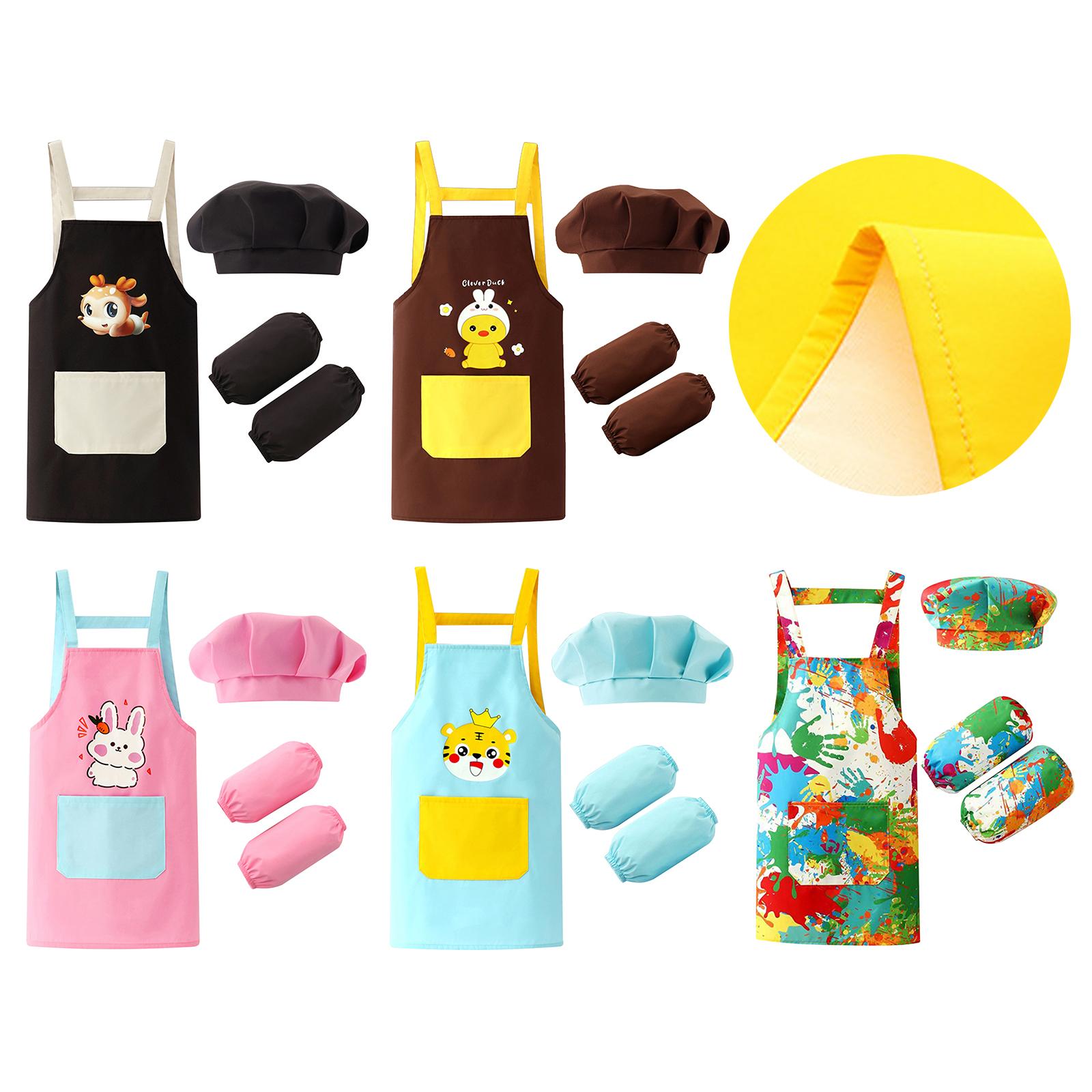 Boys Girls Waterproof Apron Painter Chef Cosplay Costume Accessories Cooking Baking Eating Drawing Cover Bib with Hat Arm Sleeve 120/L коричневий
Boys Girls Waterproof Apron Painter Chef Cosplay Costume Accessories Cooking Baking Eating Drawing Cover Bib with Hat Arm Sleeve 120/L коричневий
