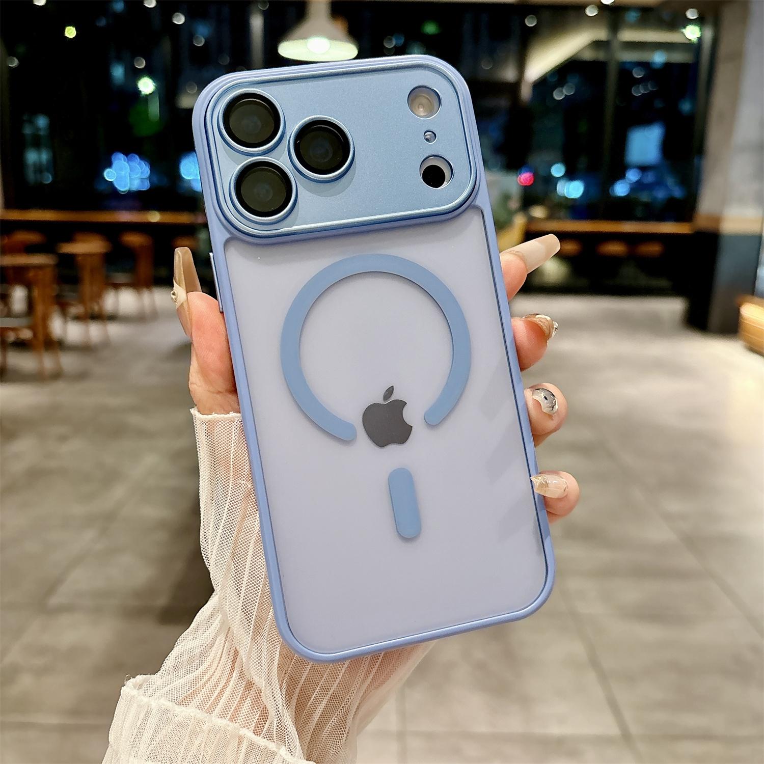 Magnetic Shockproof Delicate Magsafe Wireless Charge Camera protection Case For iPhone 17 16 15 14 13 12 11 Pro Max Plus Cover For iphone 13 ProMax небо синє кольору
Magnetic Shockproof Delicate Magsafe Wireless Charge Camera protection Case For iPhone 17 16 15 14 13 12 11 Pro Max Plus Cover For iphone 13 ProMax небо синє кольору