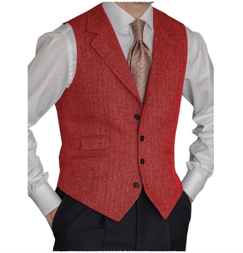 Men s British Herringbone Waistcoat - Formal Wear for Weddings & Best Men Medium червоний
Men s British Herringbone Waistcoat - Formal Wear for Weddings & Best Men Medium червоний