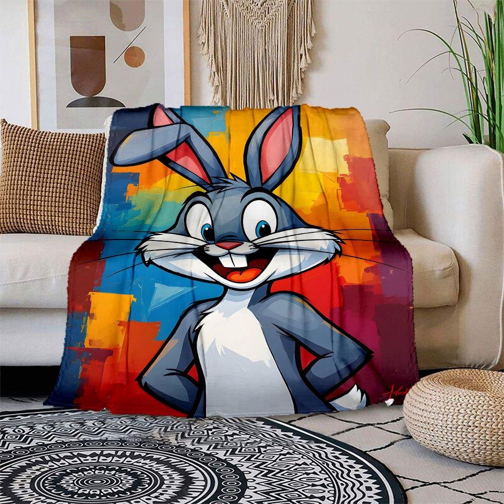 Looney Tunes Bugs Bunny Art Print Poster Blanket Flannel Throw Blanket for Sofa, Bed, Travel, Camping, Office 100x150cm
Looney Tunes Bugs Bunny Art Print Poster Blanket Flannel Throw Blanket for Sofa, Bed, Travel, Camping, Office 100x150cm